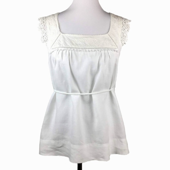 Juicy Couture Linen Crochet Top - Picture 3 of 9
